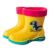 New Kids Girls Cartoon Children's Rain Boots Non Slip Children Water Shoes Classic Children Toddler Snowboard Boots
