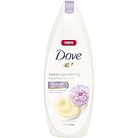 Dove Purely Pampering Nourshing Body Wash, Sweet Cream & Peony 22 oz (Pack of 9)