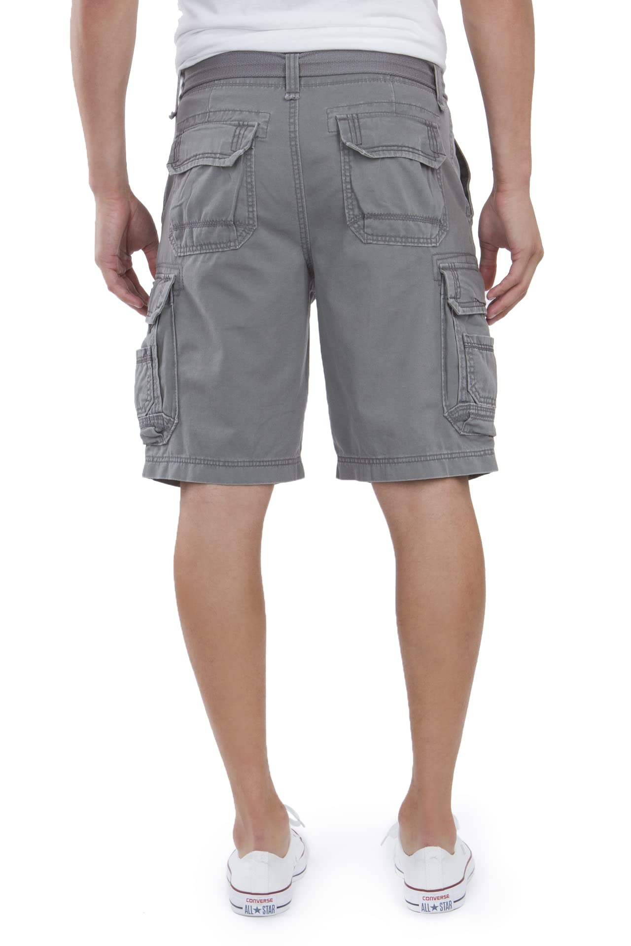 UNIONBAY Men's Survivor Belted Cargo Short-Reg and Big & Tall Sizes