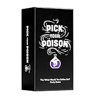 Pick Your Poison Party Game - The “What Would You Rather Do?” Family Card Game - for Kids, Tweens, Teens, College Students, Adults and Families, at Fun Parties and Board Games Night with Your Group