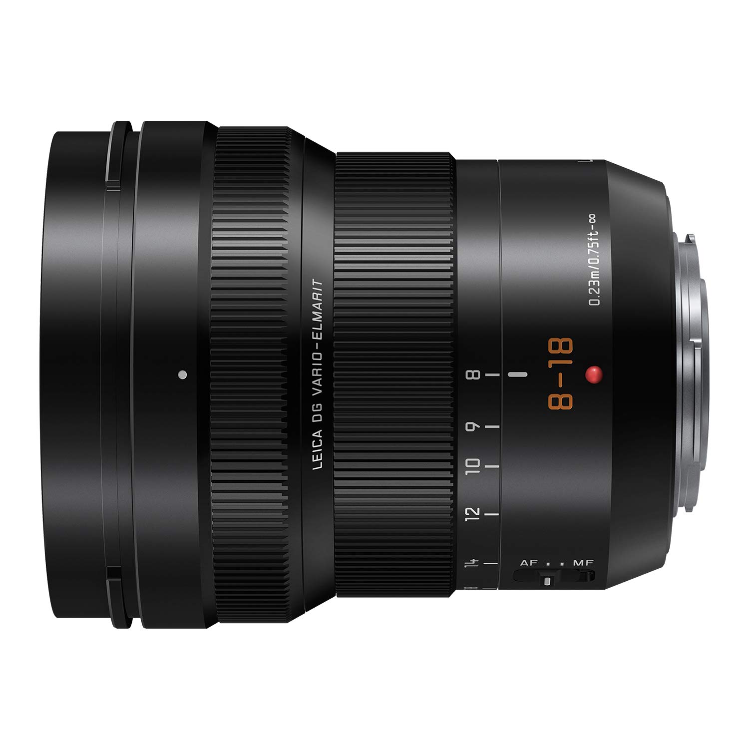 Panasonic LUMIX Professional 8-18mm Camera Lens, G LEICA DG VARIO-ELMARIT, F2.8-4.0 ASPH, Mirrorless Micro Four Thirds, H-E08018 (Black)