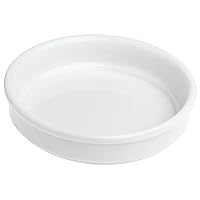 Pillivuyt Round Eared 5.5 Inch Creme Brulee Catalan, White