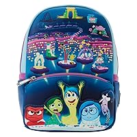 Loungefly Disney Pixar Moments Inside Out Control Panel Mini Backpack Navy