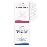 Pimple Patches for Face (180 Counts) and Overnight Acne Pimple Patches for Face (108 Counts)