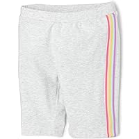 The Children's Place Girls' Rainbow Side Stripe Bike Shorts