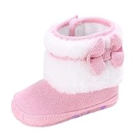 Jltech1 Baby Shoes Baby Girls Boys Warm Boots Slip Rubber Sole Toddler Winter Crib Shoes 9 12 Month Soft Shoes