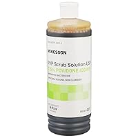 McKesson PVP Scrub Solution USP, 7.5% Povidone-Iodine, 16 oz, 1 Count
