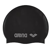 Arena Classic Junior Silicone Unisex Swim Cap for Girls and Boys Comfortable Durable Kids’ Pool Bathing Cap, One Size