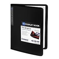 Dunwell Binder with Plastic Sleeves 24-Pocket (1 Pack, IVORY) - Presentation Book, 8.5 x 11 Portfolio Folder with Clear Sheet Protectors, Displays