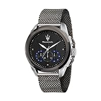 Maserati Men's R8873612006 Traguardo Analog Display Analog Quartz Grey Watch