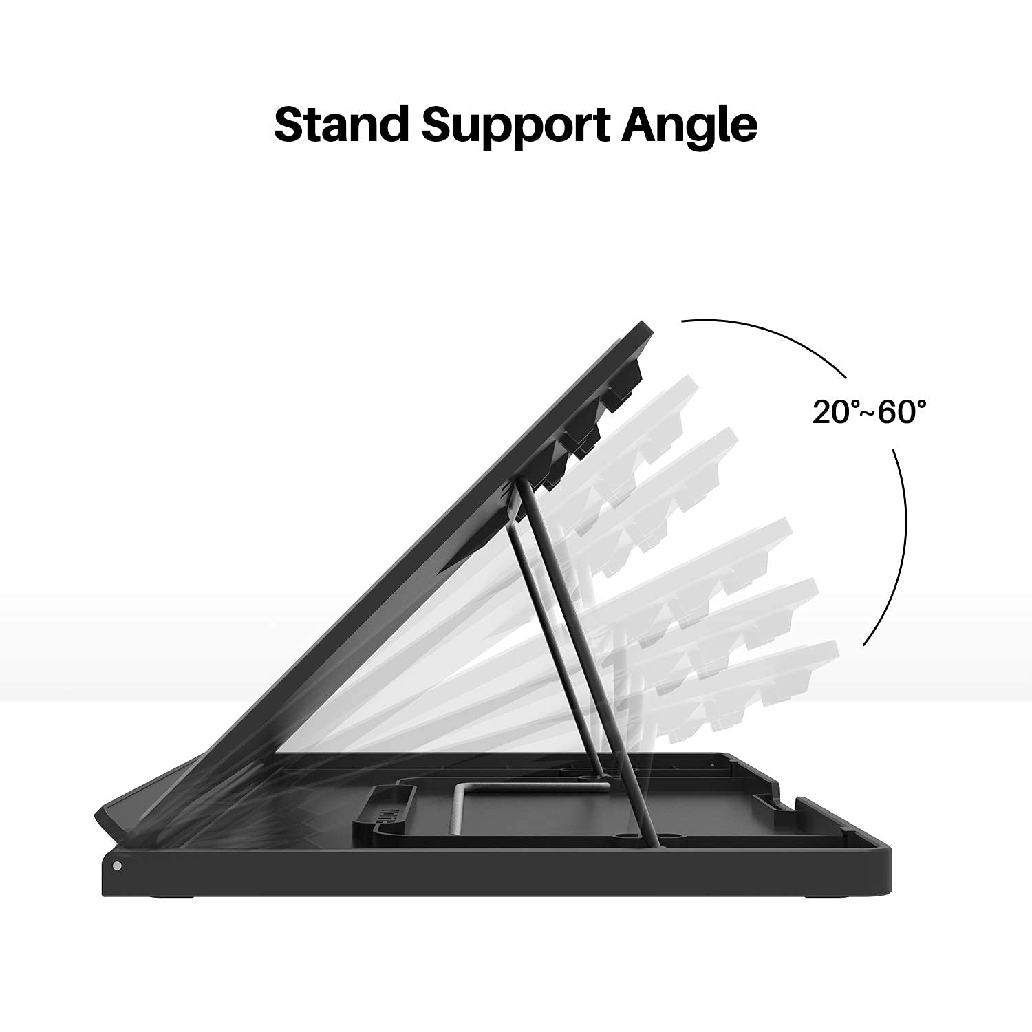 2021 HUION KAMVAS 16 Graphics Drawing Tablet with Full-Laminated Screen Anti-Glare 10 Express Keys Android Support Battery-Free Stylus 8192 Pen Pressure Tilt Adjustable Stand - 15.6 Inch Pen Display