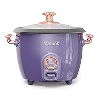 Rice Cooker Small with Food Steamer, Rice Cooker 4 Cups Uncooked (8 Cups Cooked), 2.0L Portable Non-Stick Small Travel Rice Cooker, Two Cooking Mode Setting, Slow Cook Mode