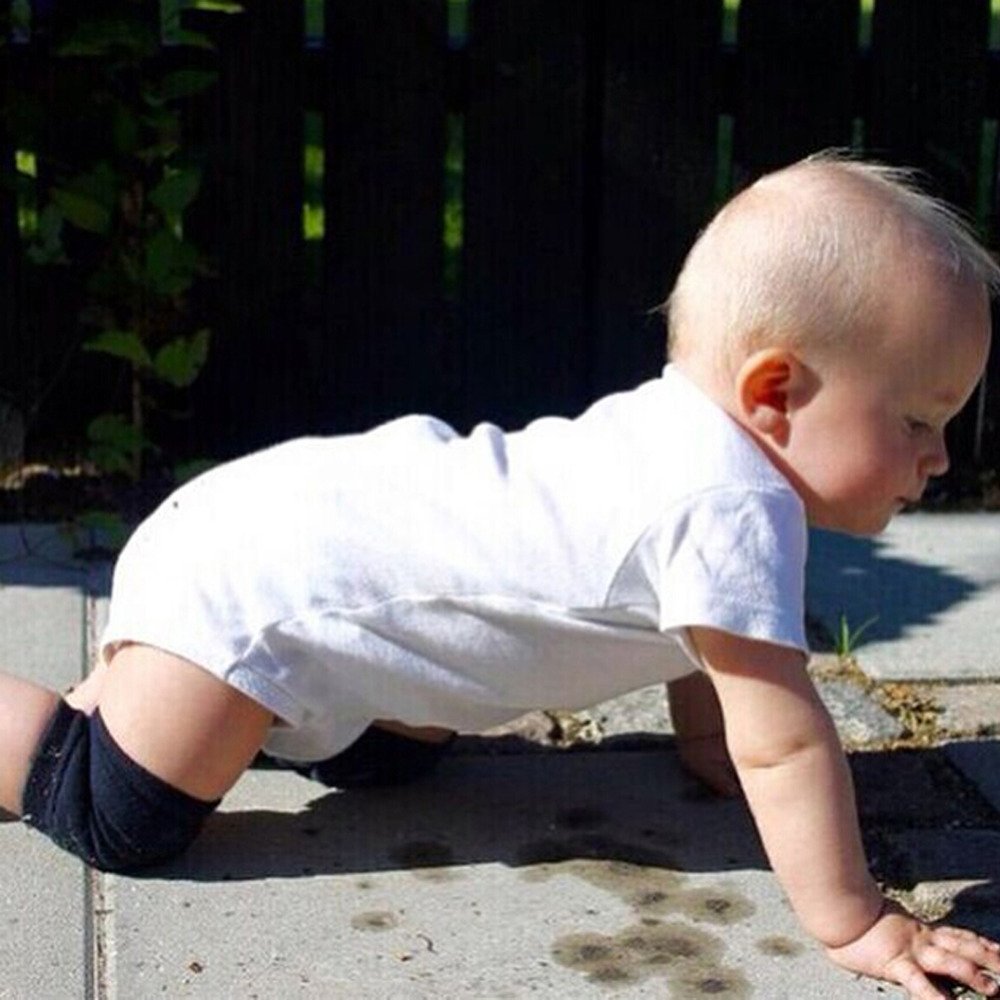 BOSONER Baby Crawling Anti-Slip Knee Pads,Unisex Baby Toddlers Kneepads 5 Pairs