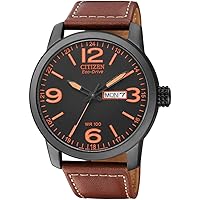 Citizen Men's Analogue Eco-Drive Watch with Leather Strap BM8476-07EE