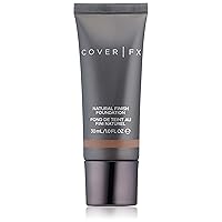 Cover FX Natural Finish Foundation: Water-based Foundation that Delivers 12-hour Coverage and Natural, Second-Skin Finish with Powerful Antioxidant Protection - P110, 1 fl. oz.