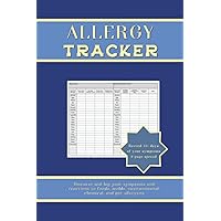 Allergy Tracker: Discover and record your symptoms and reactions to foods, environmental, chemical, and pet allergens in this 2-page per day smaller size (6x9) notebook.