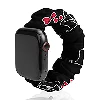 Meerkats in Love Watch Band Soft Scrunchie Watch Strap Sport Strap Compatible with
