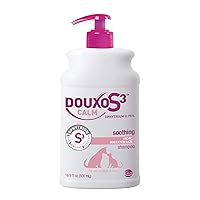 Douxo S3 Calm Shampoo 16.9 oz (500 mL) - For Dogs and Cats with Itchy Skin, Translucent