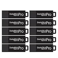 Centon Electronics MP Valuepack USB 3.2 Gen1 DataStick Pro Flash Drive, 32 GB, 10 USB Flash Drives, 10 Pack, Black