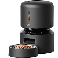 Automatic Cat Feeder with Alexa, 5G WiFi Pet Feeder with Freshness Preservation, Timed Cat Feeders for Dry Food, Up to 48 Portions 10 Meals Per Day, Granary Pet Feeder for Cat/Dog
