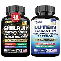 Shilajit 8-in-1 Supplement and Lutein 6-in-1 Supplement Bundle