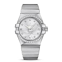 OMEGA Women's Constellation 35mm Steel Bracelet & Case Automatic Analog Watch 123.15.35.20.52.001