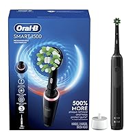 Oral-B Smart 1500 Electric Power Rechargeable Battery Toothbrush, Black