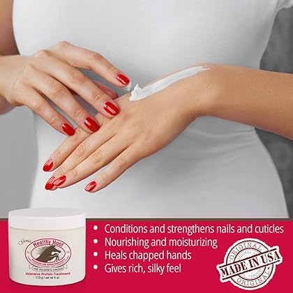 Gena Healthy Hoof Cream Complete Cuticle and Nail Care, to Moisturize, Condition and Treat Cuticles and Strengthen Nails