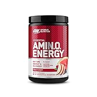 Optimum Nutrition Amino Energy Fruit Fusion Pre Workout Powder with Amino Acids, 65 and 30 Servings