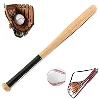 Kids Tee Ball Set, Youth Baseball Set, Baseball Bat, Baseball & Youth Baseball Glove 3-in-1 Bundle, Birthday Gift for Boys