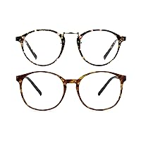 LifeArt Save 20% on Two Pairs Blue Light Blocking Glasses (Days Tortoise & Chillax Floral)