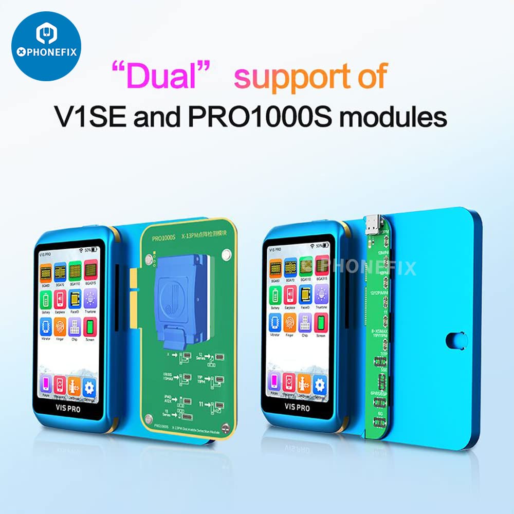 JC-ID V1S PRO Phone Programmer BGA315 BGA110 BGA70 for iPhone iPad, Upgrade V1SE pro1000S P13 P7S NAND Programmer