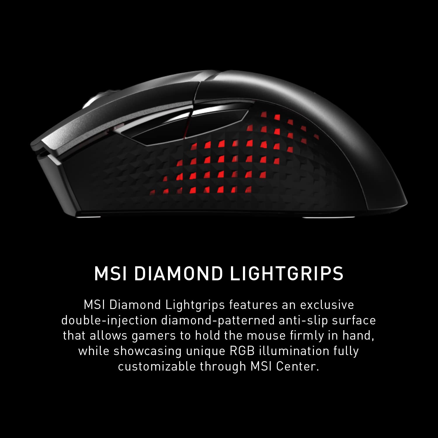 MSI Clutch GM51 Lightweight Wireless Gaming Mouse & Charging Dock, 26K DPI Optical Sensor, 2.4G & Bluetooth, 60M Omron Switches, Fast-Charging, 150Hr Battery, RGB, 5 Programmable Buttons, PC/Mac