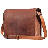 TUZECH Genuine Leather Bag Handmade Vintage Rustic Cross Body Messenger Courier Satchel Bag Gift Men Women Its Laptop