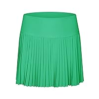 XNYAMA Women Pleated Tennis Skirts with Shorts,Women's High Waisted Golf Workout Running Cheerlead Athletic Skorts