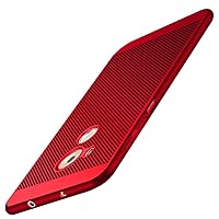 Compatible with Huawei Mate 8 Case PC Hard Back Cover Phone Protective Shell Protection Non-Slip Scratchproof Protective case Simple and Stylish (Red)