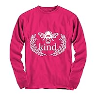 Bee Kind Women Men Plus Size Clothing Tee Tops 3XL 2XL XL Clothes Heavy Cotton Long Sleeve tee Heliconia T-Shirt