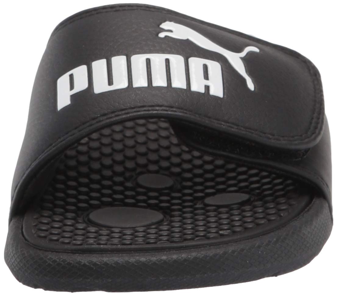 PUMA Unisex-Child Cool Cat Hook and Loop Slide Sandal