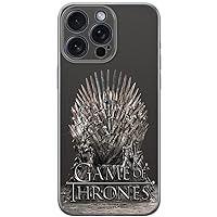 ERT GROUP Mobile Phone case for iPhone 15 PRO MAX Original and Officially Licensed Game of Thrones Pattern 017 optimally adapted to The Shape of The Mobile Phone, case Made of TPU
