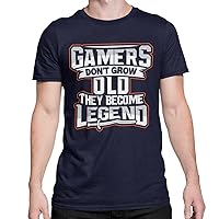 Funny Video Game MMO RPG TTRPG Gamer Birthday Gift Men's T-Shirt Navy 3XL