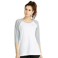 Women's Baseball Quarter Sleeve Tee Shirt