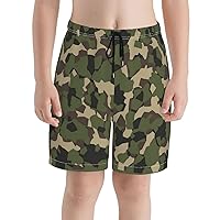 Camouflages Teen Boy Girl Beach Shorts Trunks Swim Boardshorts Surf Pants