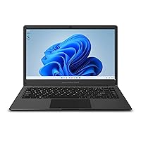 Packard Bell CloudBook 14.1 inch Laptop, Full HD Display, Windows 11 Home S Mode, Intel Celeron N4020 Quad Core, 4GB RAM, 128GB Memory SSD, WiFi Connectable, HD Camera, Thin & Light, Blue