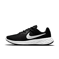 NIKE REVOLUTION 6 NN Men's Sneakers [Lightweight] DC3728 003 Black/White/Iron Grey