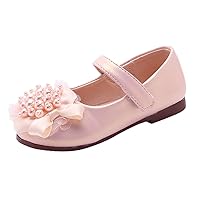 Girls Mary Jane Pearl Princess Sandals Toddler Kids Dress Shoes Soft Sole Single Shoes Party Performance Sandals