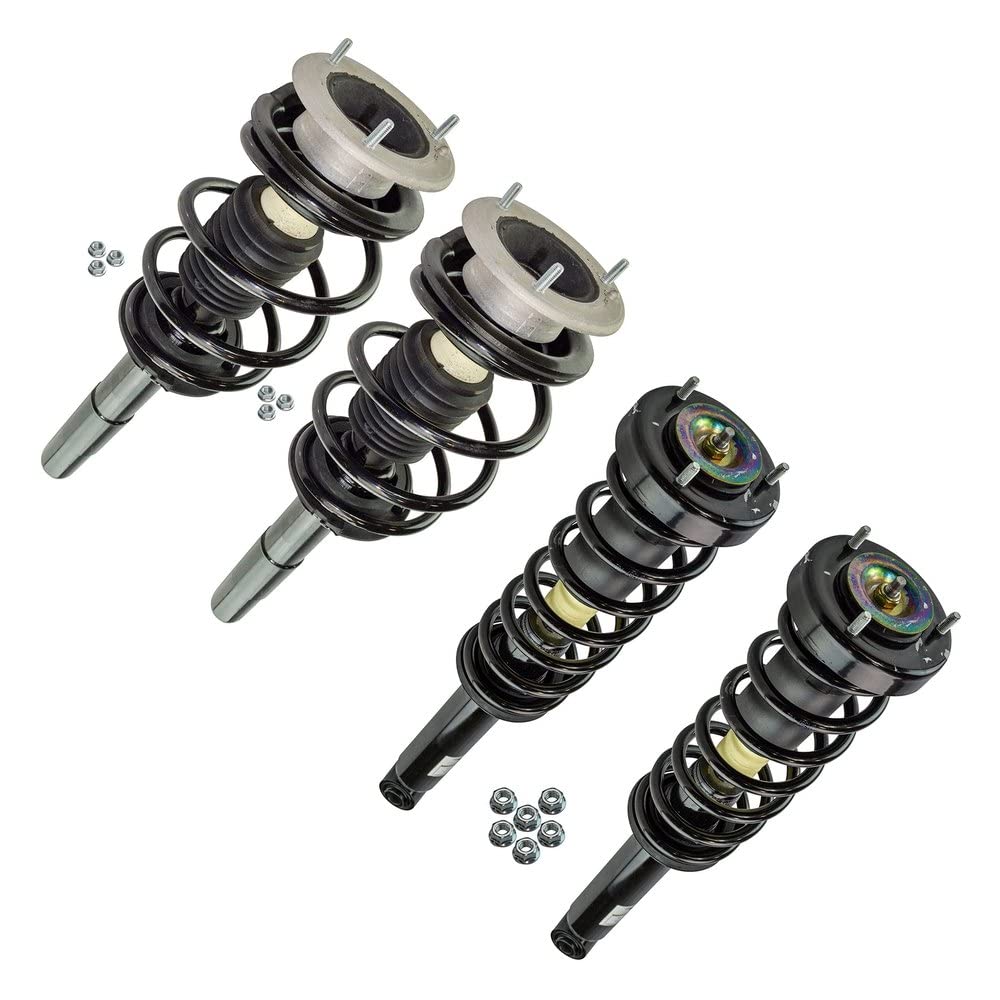 TRQ SKA61043 (4 Piece) Suspension Strut and Shock Absorber Assembly Kit