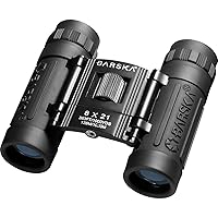 BARSKA Lucid 8x21 Compact Binocular (Black)