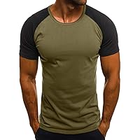 T-Shirts for Men,Plus Size Summer Sport Short Sleeve Shirt Camouflage Printed Casual T Shirt Outdoor Blouse Tees