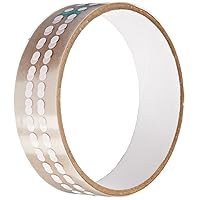 3M 5559 4MM-DISC-100 White Paper/Acrylic Adhesive Ultra Thin Water Contact Indicator Tape, 0.005
