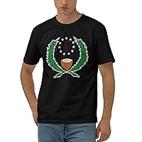Pohnpei Flag Cotton T-Shirt Man Soft Shirts Short-Sleeved Tee